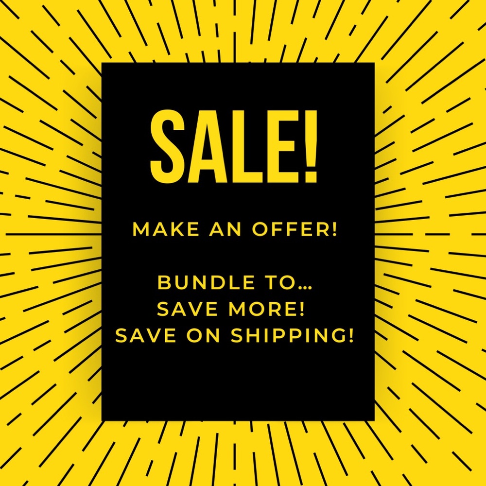 Everything must go! Make an offer! Bundle to save!